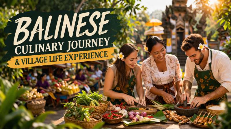 Balinese Culinary Journey & Village Life Experience